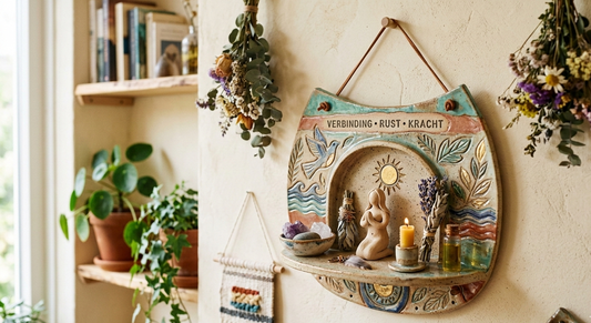 Workshop handvormen: wand altaar maken