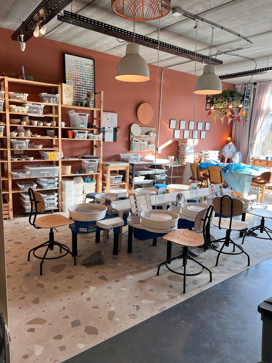 Workshop: pottenbakken op de draaischijf (3 items!)