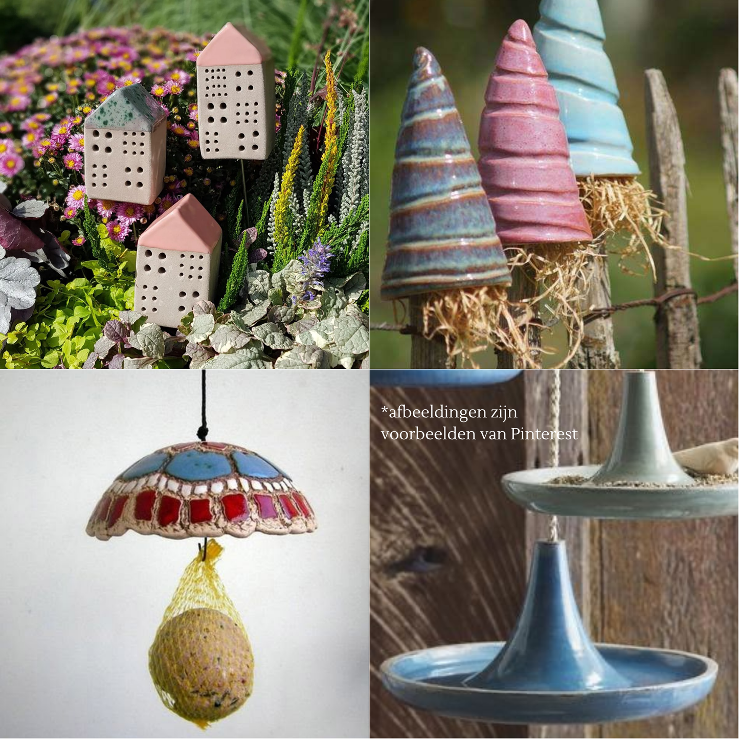 Workshop handvormen: tuindecoratie